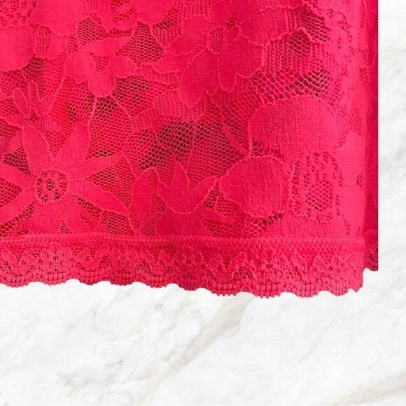 Victoria’s Secret Y2k Lacie Hot Barbie Pink Allover Lace Slip Dress Lingerie Nwt - Picture 8 of 8